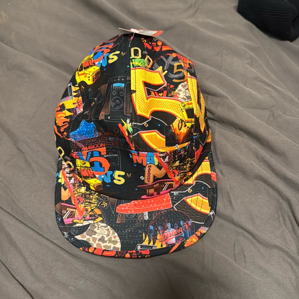 Maroon 5 TOUR Cap HAT Live Nation CONCERT Merchandise BAND Adam Levine GRAPHIC